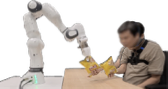 Robotic handover setup